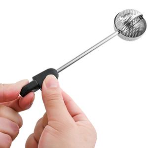 Infuseur boule à thé en acier inoxydable 304 réutilisable à long manche pour tasse et théière - Product Image 6