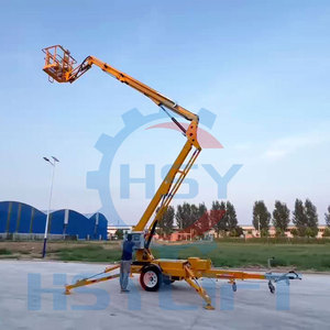 منصة عمل هوائية متحركة بذراع هيدروليكي قابل للطي بأطوال 10م و12م و14م و16م و18م - Product Image 5