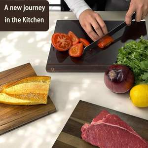 Ensemble de planches à découper en forme de livres avec support pour la cuisine, ensemble de 3 planches à découper en bois d'acacia ressemblant à des livres pour <span class=keywords><strong>les</strong></span> <span class=keywords><strong>légumes</strong></span> - Product Image 2