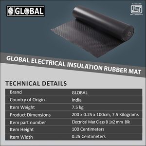 Industrial Electrical Insulation <b>Rubber</b> Mat High Voltage Safety <b>Flooring</b> Anti Slip <b>Rubber</b> Sheet for Panel Rooms and Plants - Product Image 6