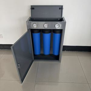 Sistema de Filtro de Agua de 3 Etapas para Toda la <span class=keywords><strong>Casa</strong></span> con Manómetros, Carcasa de Acero Galvanizado con Recubrimiento en Polvo, Filtración de Alto Flujo - Product Image 2