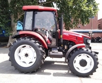 Tracteur agricole de marque chinoise YTO-NLX1054 105 CV en promotion avec râteau – Machine agricole