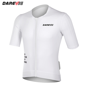 Darevieサプライヤー速乾式エアロサイクリングジャージー通気性白黒半袖サイクリングジャージメンズ - Product Image 6