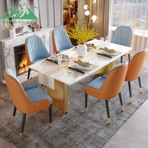 Silla de Comedor Moderna y Minimalista Wayon, Silla de Hotel de Lujo Creativa con Reposabrazos, Tapicería Suave, Apilable, para Exteriores y Apartamentos - Product Image 4