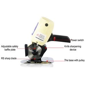 Máy cắt vải điện 250W, dao tròn dày 30mm, máy cắt vải cầm tay, kéo điện - Product Image 6