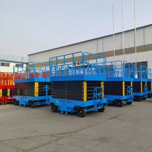 建筑行业和家庭移动用电动液压自行式剪叉式升降平台 - Product Image 2