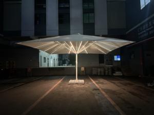 Sombrilla de 7M para Muebles de Exterior con Luces LED, Proveedor de Parasoles, Sombrilla Grande para <span class=keywords><strong>Patio</strong></span>, Café, Hotel y Restaurante - Product Image 4