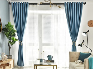 Siêu Mềm Trang Trí Nội Thất Phòng Darkening Nhung Rèm Cửa Cách Nhiệt Hà Lan Nhung Màn Cho Phòng Khách Phòng Ngủ - Product Image 2