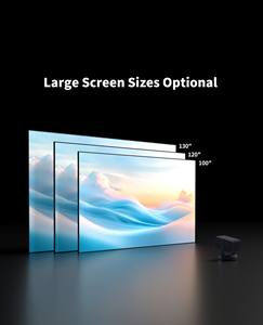 Écran de projection lenticulaire Wupro 100 pouces en stock UE, gain 1.0, anti-laser, anti-taches, pour home cinéma, écran de projection à cadre fixe - Product Image 6