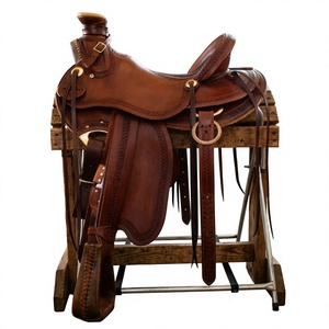 Sillín de Carreras Inglés de Cuero Marrón Pulido de Calidad Premium Sostenible BS International NA94 con Estructura de Madera y Herrajes SUS304 en Caja - Product Image 1