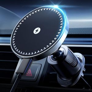 Nuovo Caricatore Wireless per Auto 2026, Supporto Magnetico per Telefono da Bocchetta dell'Aria, Adattatori per iPhone 17 16 15 14 - Product Image 2