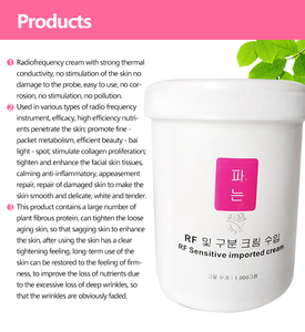 Gel conducteur professionnel pour appareils de <span class=keywords><strong>radiofréquence</strong></span> et équipements de beauté, crème blanche pour application thérapeutique en salon - Product Image 2