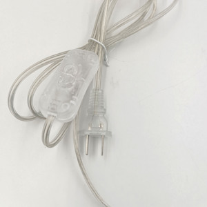 Cable de alimentación transparente <span class=keywords><strong>con</strong></span> <span class=keywords><strong>interruptor</strong></span> E14 y <span class=keywords><strong>enchufe</strong></span> estadounidense para lámpara de sal del Himalaya, 1.8m - Product Image 4
