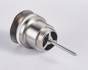 Vanne de lavabo de salle de bain en laiton couleur personnalisée, vente chaude, 1 1/4 pouces, avec système pop-up et pop-down - Product Image 3