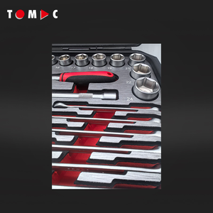 TOMAC 104 PCS Llave de vaso profesional de 3/7 "y juego de herramientas de reparación manual múltiple universal personalizado para el hogar y el taller - Product Image 2