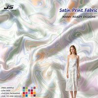 Nouveau design, tissu satiné 100% polyester, tissé et imprimé, pour costumes, pantalons, robes