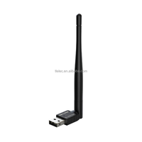 Receptor WiFi Externo BL-WN156A de 150 Mbps para Decodificador, Tarjeta de Red Inalámbrica USB 2.0, Transceptor para Computadoras Portátiles y de Escritorio