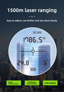 ODM OEM Jumelles télémètre laser <span class=keywords><strong>10x42</strong></span> avec écran LCD noir haute transparence, portée de 1500 m, jumelles laser de <span class=keywords><strong>sport</strong></span> - Product Image 5