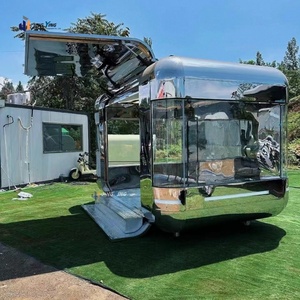 Vente directe d'usine, petite caravane de voyage rétro, caravane de camping, caravane de camping durable en fibre de verre et aluminium, mobile - Product Image 5