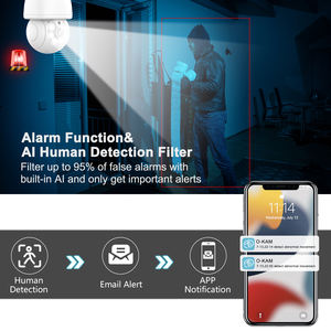 Haute qualité L01 Smart WiFi E27 3MP 360 ° panoramique sans fil PTZ CCTV caméra ampoule caméra pour la sécurité à domicile - Product Image 4