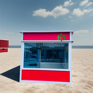 Contenedor de tienda minorista prefabricado de 20 y 40 pies, restaurante moderno prefabricado, casa contenedor barata para helados - Product Image 2