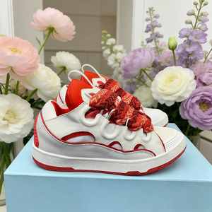 Zapatillas Bread para Hombre, de Cuero Genuino, Estilo Skate, con Cordones Trenzados Coloridos, Calzado Casual de Lujo para Skateboarding - Product Image 4