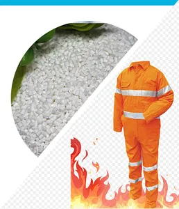 Contoh gratis 99.9% kemurnian tinggi senyawa kimia industri untuk daur ulang plastik nilon resin granule PP U-L-94 V0 tahan api