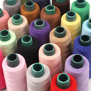 Fil à coudre en polyester uni teint, 203 couleurs unies, pour machine à coudre de vêtements - Product Image 2