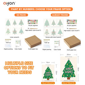 Orfon Colorful Outdoor Escapes Kit de Peinture par Numéros Miniature 6 Pièces, Peinture DIY par Numéros de Petite Taille, OEM Dropshipping Mondial - Product Image 2