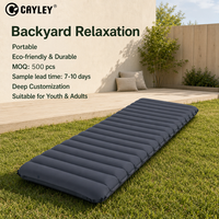 Matelas de camping gonflable en polyester TPU, tapis de couchage portable pour le camping, la randonnée et les voyages