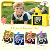 Vente flash Cadeaux d'anniversaire Mini caméra Caméra pour enfants Jouets Caméra numérique pour enfants pour tout-petits avec fonction vidéo