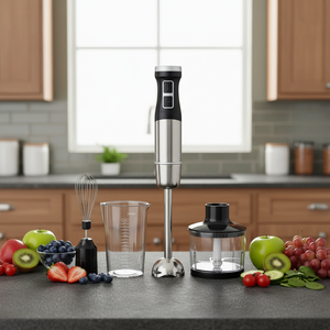 <span class=keywords><strong>Frullatore</strong></span> da Cucina <span class=keywords><strong>1000</strong></span> <span class=keywords><strong>Watt</strong></span> a 2 Velocità, Mixer Manuale, Tritatutto e Sbattitore per Uova con Frusta - Product Image 1