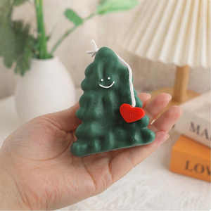 Candele Profumate Artigianali a Forma di Albero di Natale per Creazioni Fai-da-Te - Product Image 3