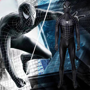 Combinaison <span class=keywords><strong>de</strong></span> cosplay <span class=keywords><strong>Spider</strong></span>-<span class=keywords><strong>Man</strong></span> personnalisée pour homme adulte, tissu extensible en spandex, impression numérique, haute élasticité, confortable, Comic Con - Product Image 1