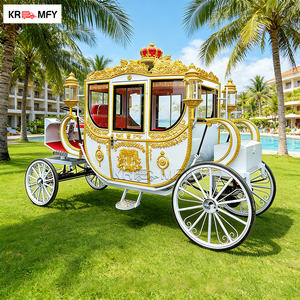 Carruaje Real de Lujo de Cuatro Ruedas para Bodas, Eléctrico, con Estructura de Hierro, 150-250HP, Color Personalizado - Product Image 5