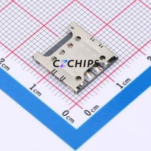 HYCW338-SIM09-124B SIM Card Connector SMD Connector Plug-In Type Micro SIM Card Card Holder With Card Detection - Product Image 1