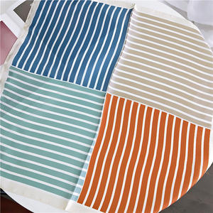 Nieuwe Stijl 53*53Cm Aangepaste Gestreepte Vierkante Sjaal Ademende Lichtgewicht Multifunctionele Zijde Polyester <span class=keywords><strong>Bandana</strong></span> - Product Image 3