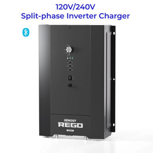 Onduleur solaire hybride REGO 3000W 12V à onde sinusoïdale pure, sortie double/simple, IP65, garantie 5 ans, RPB4835OA, pour panneaux solaires avec batterie - Product Image 2