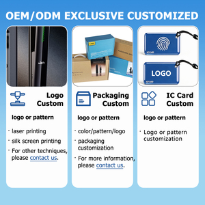 Cerradura Inteligente Deslizante para Puerta de Aluminio, Tuya <span class=keywords><strong>Wifi</strong></span> Ttlock Bluetooth, <span class=keywords><strong>Contraseña</strong></span>, Impermeable IP65, Delgada, con Reconocimiento de Venas de la Palma de la Mano, Digital 3D, Facial - Product Image 2