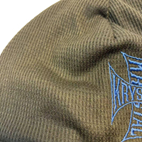 Bonnet thermique personnalisé en tricot gaufré pour homme, doublé satin, idéal pour le ski, le cyclisme et l'alpinisme en extérieur