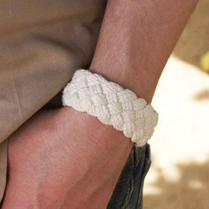 Handmade Happiness knotted <b>rope</b> <b>bracelet</b> - Product Image 1