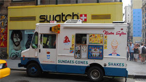 Carrito de Comida Rápida Eléctrico OEM, Camión de Venta de Helados, Coche Móvil Vintage, Remolque de Cocina para Hot Dogs - Product Image 3