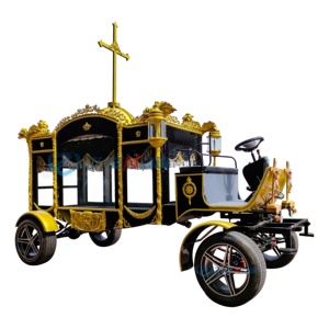 Carro Fúnebre Súper Lujoso Económico Más Vendido, Coche Fúnebre Clásico para Eventos Especiales, Precio de Fábrica, Eléctrico o Tirado por Caballos - Product Image 2