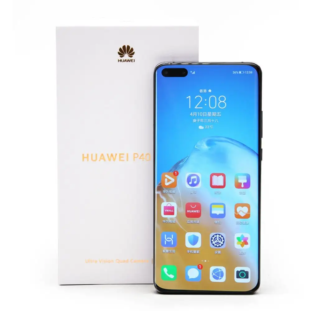 मूल Huawei P40Pro 5G LTE 90Hz मोबाइल फोन 6.58 इंच 8GB+128GB P40Pro अनलॉक सेल फोन स्मार्टफोन