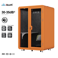 Cabine d'enregistrement silencieuse, pod de bureau insonorisé, isolation acoustique, réduction du bruit pour bureau intérieur