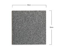 Dalles de moquette commerciales insonorisées en PP, vente en gros d'usine, 50x50, pour maison et bureau, résistantes aux taches, adaptées aux animaux domestiques