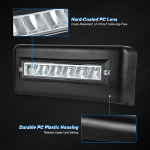 OVOVS Griglia Inferiore Paraurti Anteriore con Inserti Decorativi e Protezione con Luce <span class=keywords><strong>LED</strong></span> per Ford F150 F-150 2009-2014 - Product Image 4