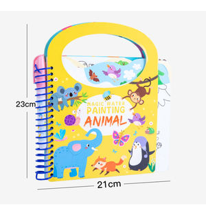 Livre d'activités éducatives pour la petite enfance : <span class=keywords><strong>spirale</strong></span> animale, peinture à l'eau, graffiti, peinture à l'eau, livre de coloriage - Product Image 4