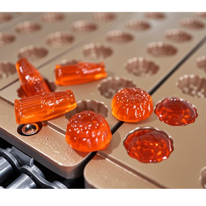 Célèbre marque PLC gommeux gelée déposant gelée bonbons faisant la Machine gommeux vitamine gommeuse déposant gelée bonbons déposant des machines - Product Image 1