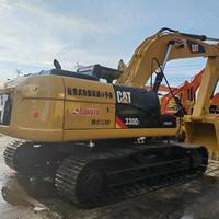 Excavatrice sur chenilles hydraulique Caterpillar 330D d'occasion, machine de construction robuste pour l'exploitation minière et les travaux de terrassement